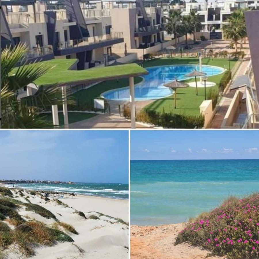 Higuericas Costa 222 Haerlig Takterrass Med Havsutsikt - Pool Och 250M Till Stranden Torre de la Horadada Exterior foto