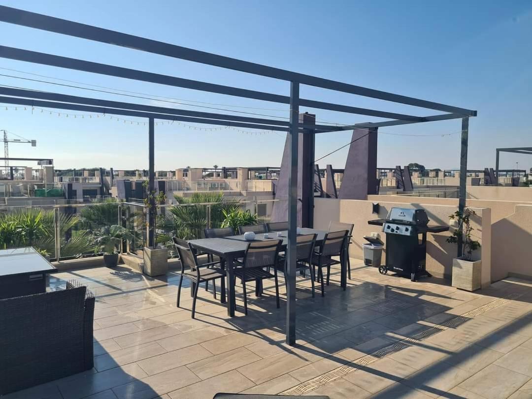 Higuericas Costa 222 Haerlig Takterrass Med Havsutsikt - Pool Och 250M Till Stranden Torre de la Horadada Exterior foto