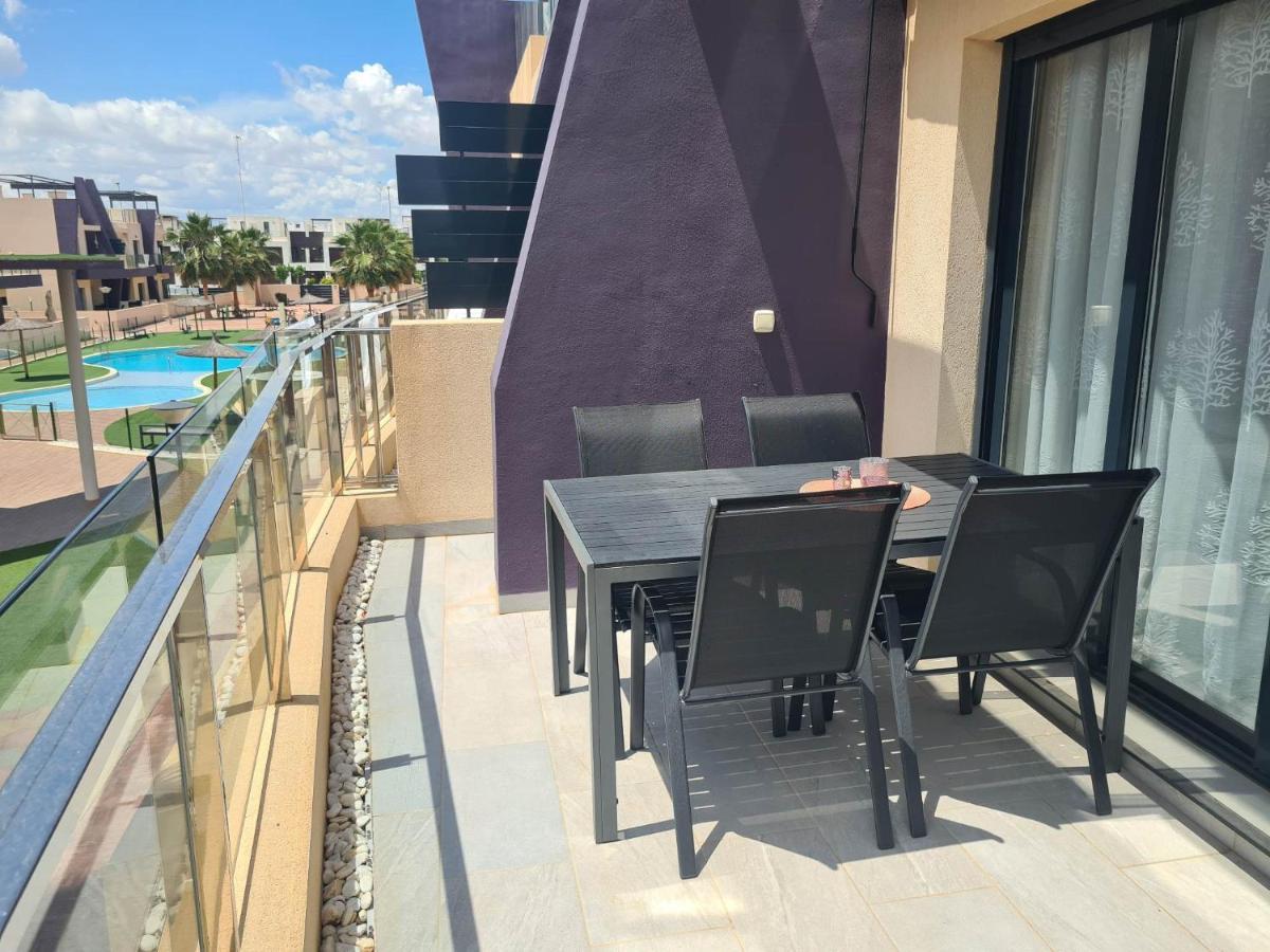 Higuericas Costa 222 Haerlig Takterrass Med Havsutsikt - Pool Och 250M Till Stranden Torre de la Horadada Exterior foto